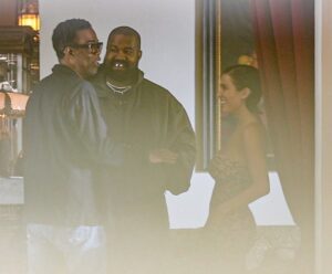 Kanye West got lunch at a Los Angeles hot spot on Wednesday