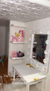 Khloe Kardashian showed off her kids' newest custom-made dollhouse
