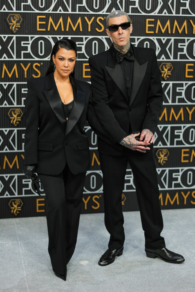 Kourtney and Travis made a statement at the 2024 Emmy Awards