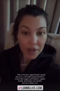 Kourtney Kardashian was sharing some big Lemme news with fans