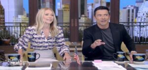 Kelly Ripa and Mark Consuelos started off Monday's show by talking about their winter break