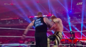 Kevin Owens hit Logan Paul with a knuckle duster