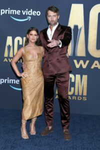 Maren Morris, Ryan Hurd at the 2022 Academy of Country Music Awards