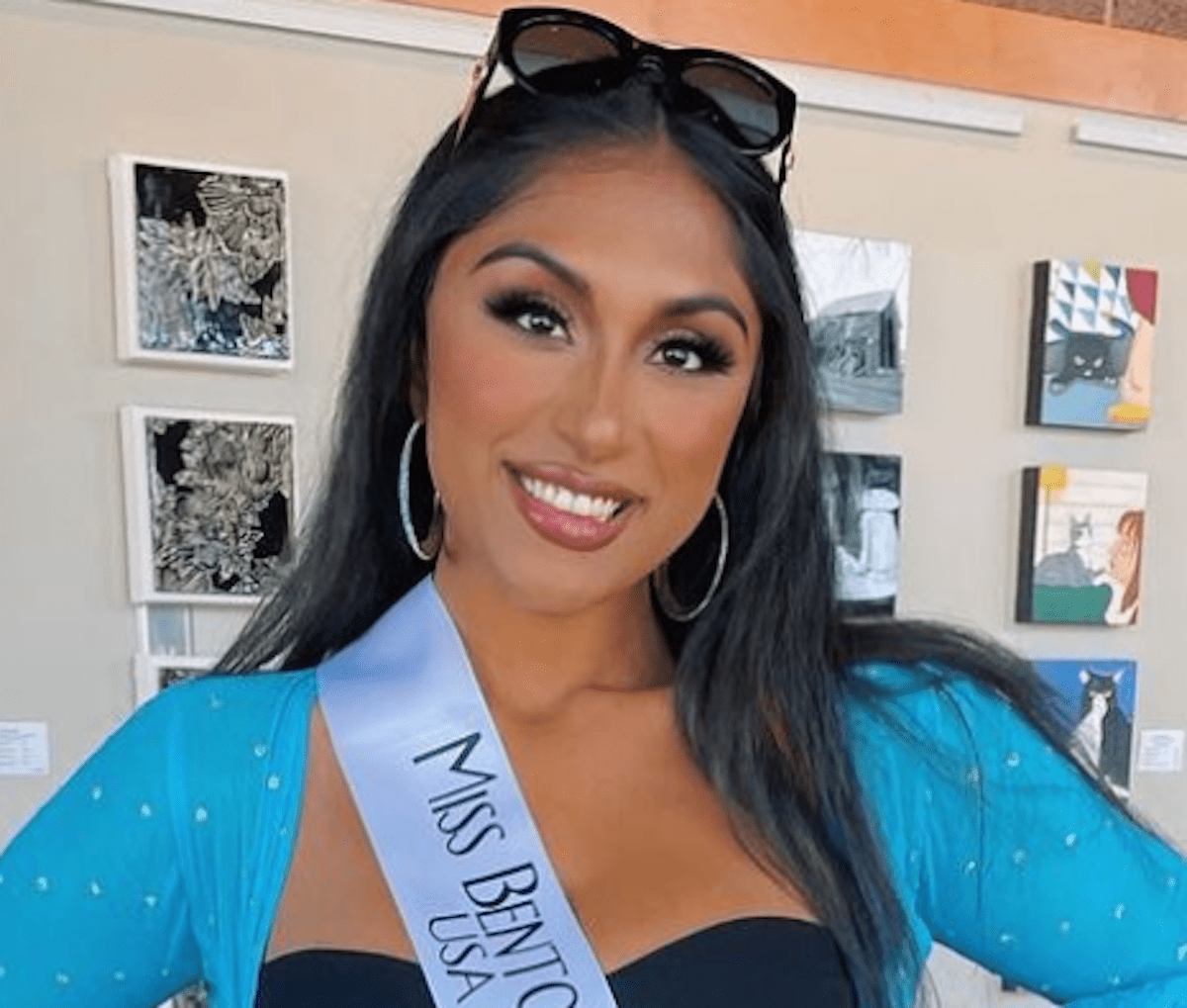 Miss Oregon Manju Bangalore Shares Swimsuit Photo as 