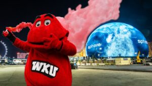 The Sphere Western Kentucky Big Red Mascot