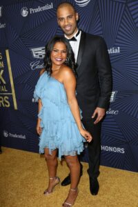 Nia Long and Ime Udoka attend the BET's 2017 American Black Film Festival Honors Awards
