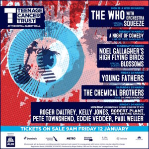 ROGER DALTREY Is Stepping Down As Curator Of TEENAGE CANCER TRUST Concerts