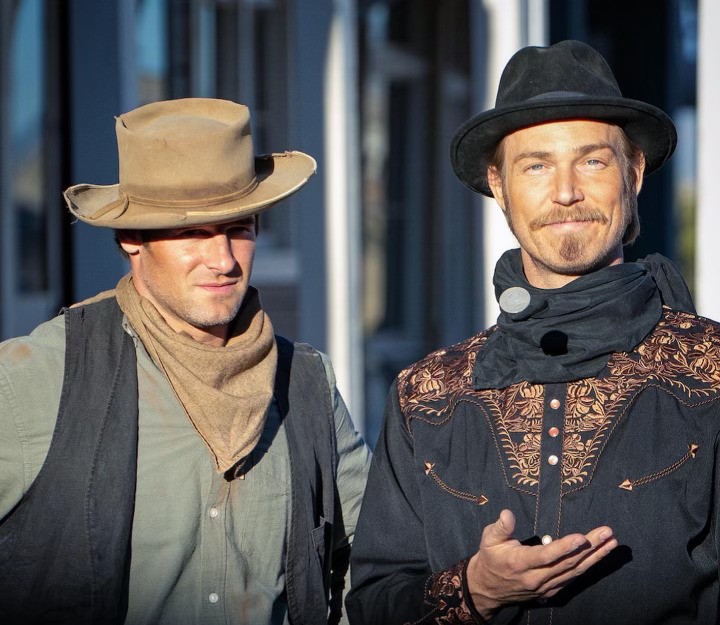 Ross Jirgl and Jilon VanOver in 'Butch Cassidy and the Wild Bunch'