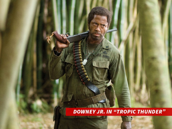 tropic thunder robert downey jr