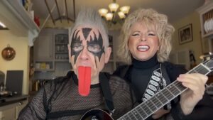 Robert Fripp and Toyah Ring in 2024 with KISS' "Lick It Up"