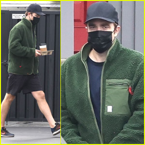 Robert Pattinson Masks Up for Coffee Run in Los Feliz