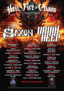 SAXON And URIAH HEEP Announce Spring 2024 'Hell, Fire & Chaos' U.S. Tour