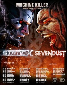 STATIC-X And SEVENDUST Announce Third Leg Of 'Machine Killer' Tour For April/May 2024