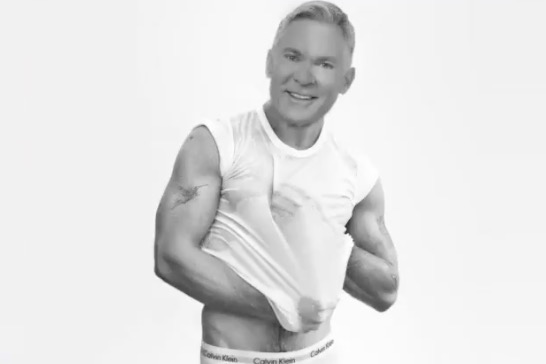 An edited photo of Good Morning America star Sam Champion in his underwear aired on the morning show on Friday
