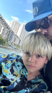 Scott Disick faced a complaint from a fan after showing off his wild morning with son Reign