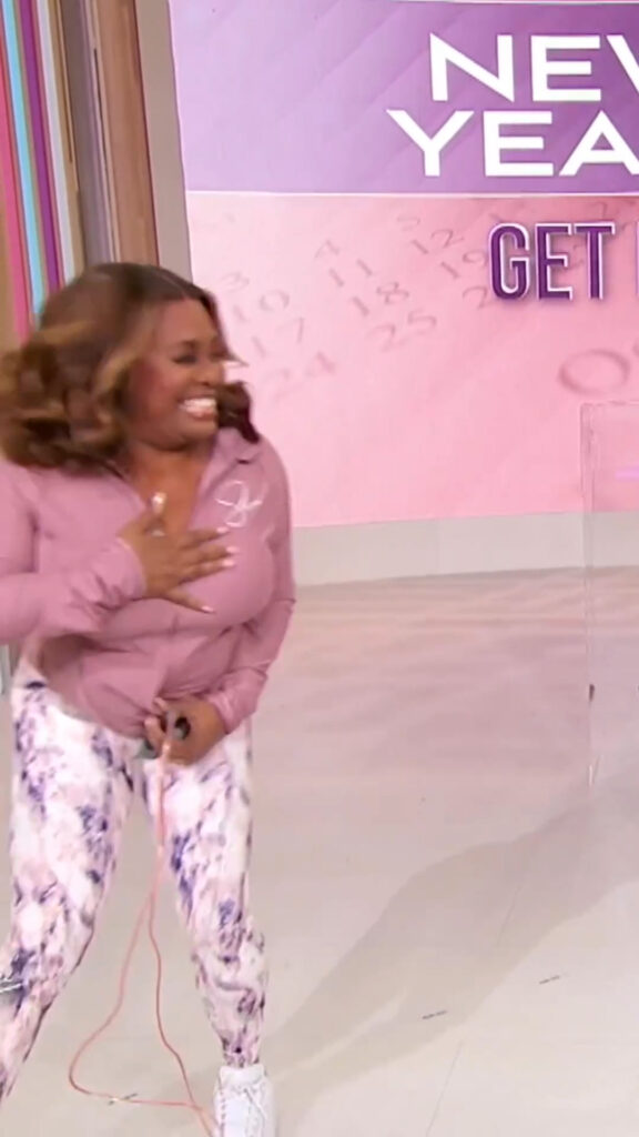 Sherri Shepherd was close to suffering a huge wardrobe malfunction live on television