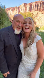 Christine Brown married her 'true love' David Woolley