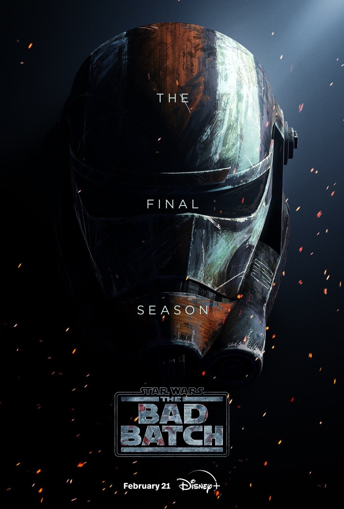 Teaser poster for the final season of Star Wars: The Bad Batch