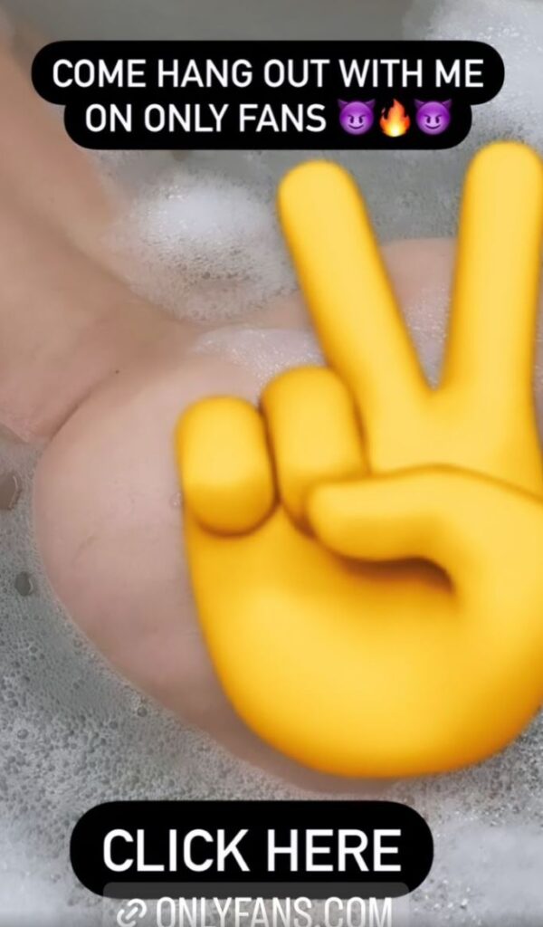 Brittany DeJesus teased her OnlyFans account with a bathtub photo on her Instagram Story