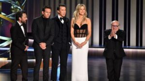 its always sunny cast on stage at the emmys