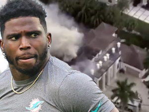 tyreek hill fire at his house