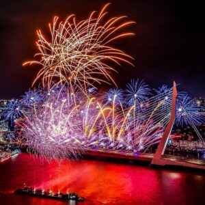 Watch Martin Garrix Ring in 2024 With Spectacular Show Atop Rotterdam's Erasmus Bridge