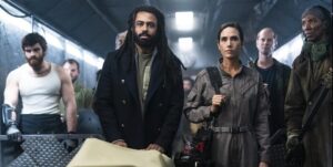 Snowpiercer main cast with Jennifer Connelly