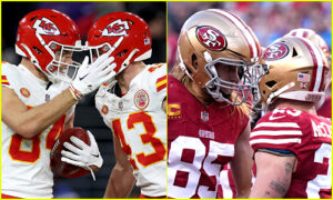 Kansas City Chiefs and San Francisco 49ers are playing in the super bowl