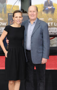 Robert Duvall and Luciana Pedraza pictured together in 2011 in Hollywood, California