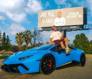 YouTuber Jake Paul boasts an insane collection of expensive cars
