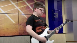 11-Year-Old Guitarist Goes Viral with Impressive Axework