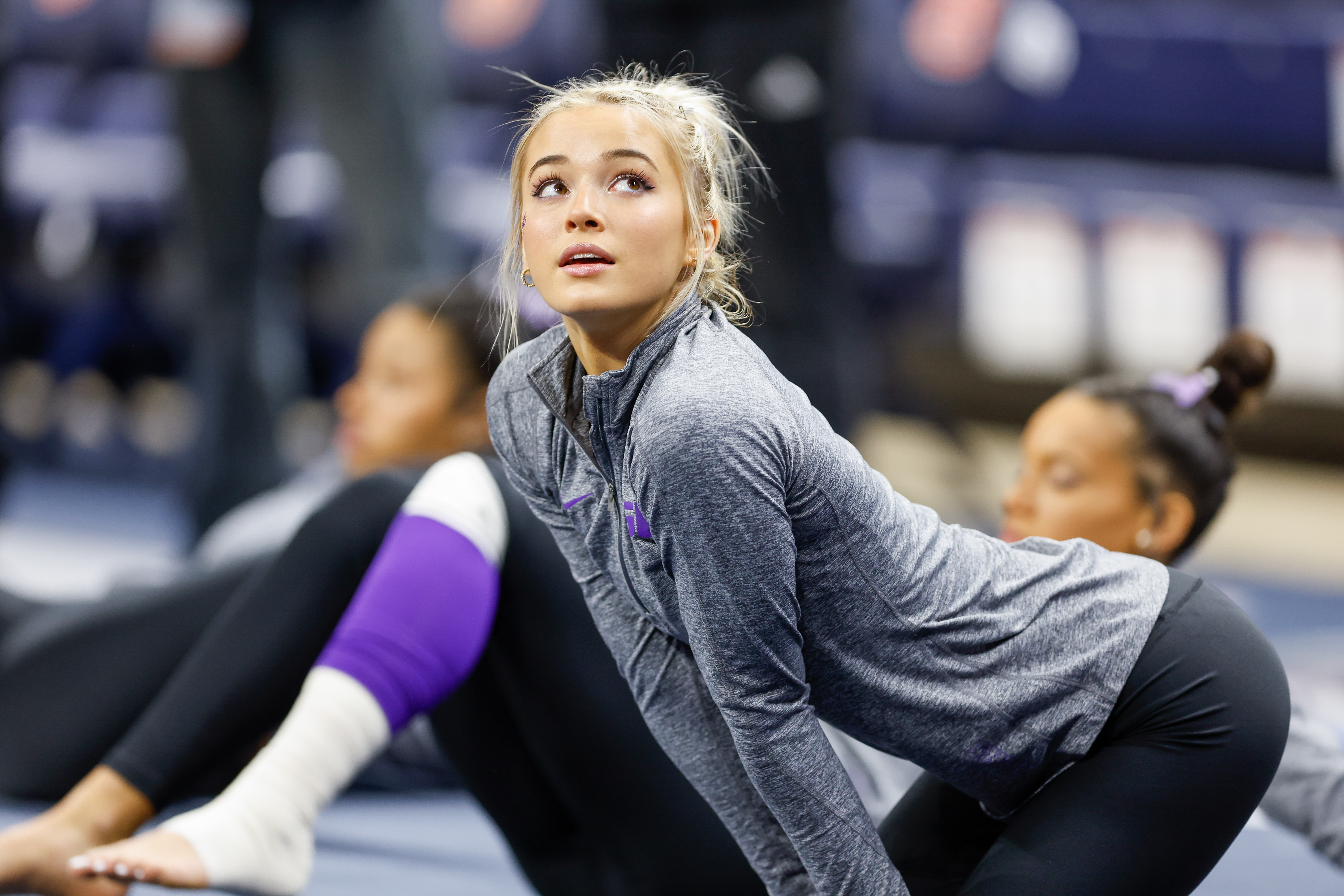 Olivia hasn't appeared in LSU's last gymnastics meets as questions have been raised on her unavailability