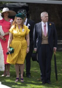 Sarah Ferguson and Prince Andrew at Royal Ascot 2019