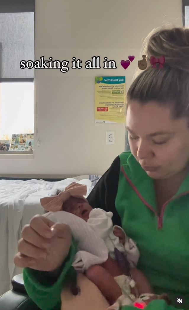 Her babies were in the NICU for weeks after their birth