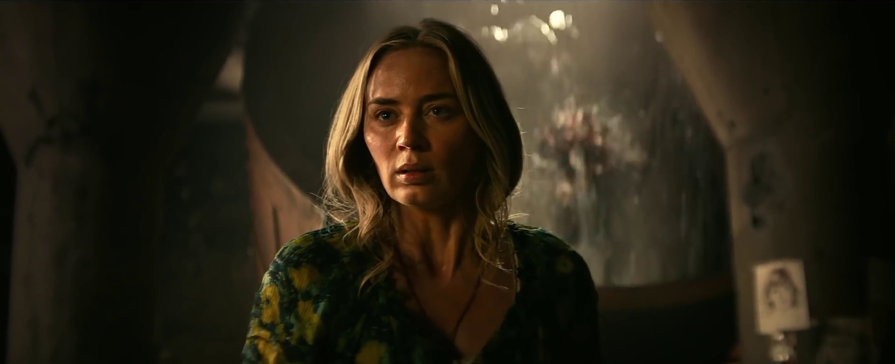 Emily in A Quiet Place Part II, which was directed by her husband