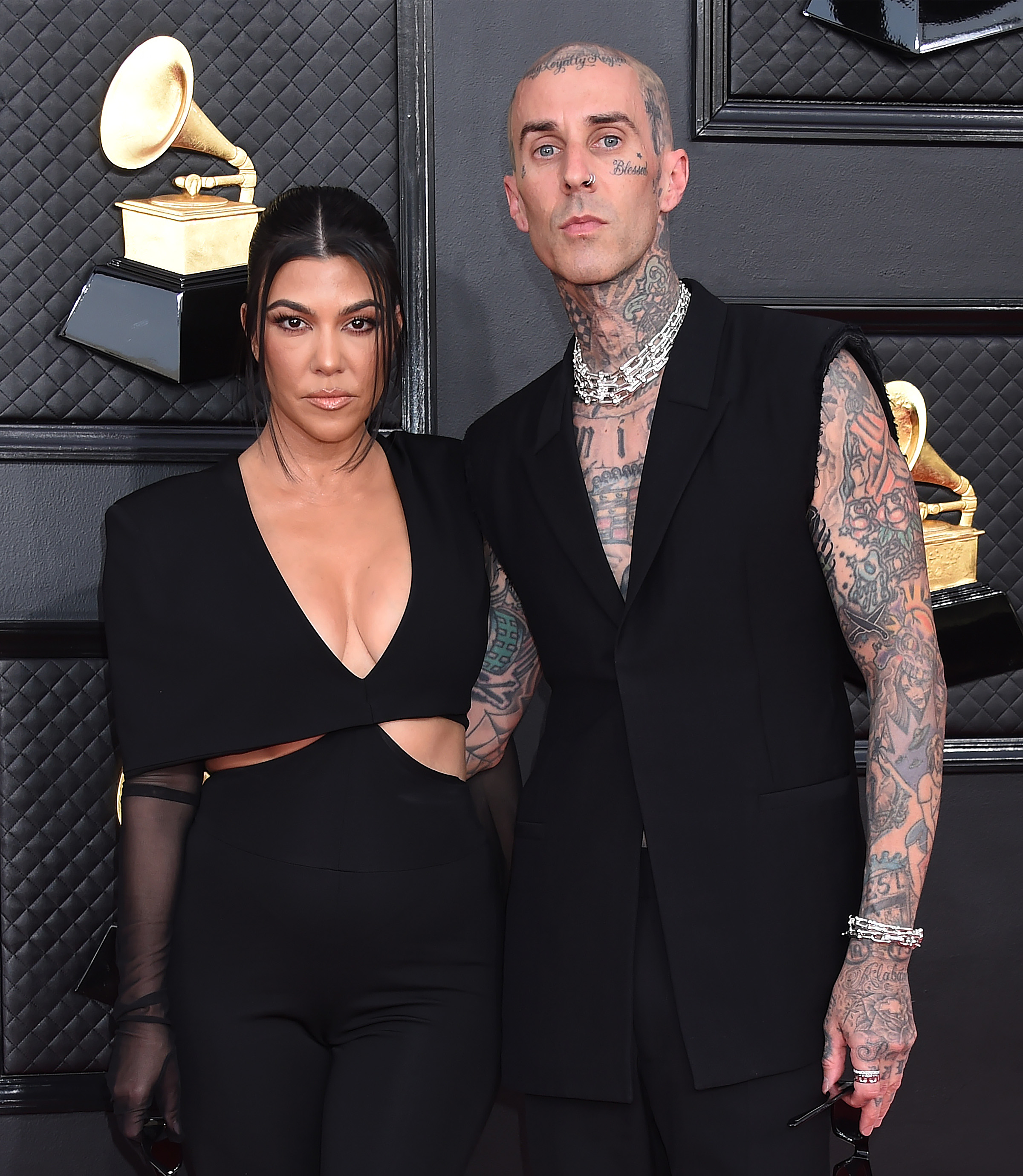 Travis and Kourtney have had memorable Grammy nights in the past
