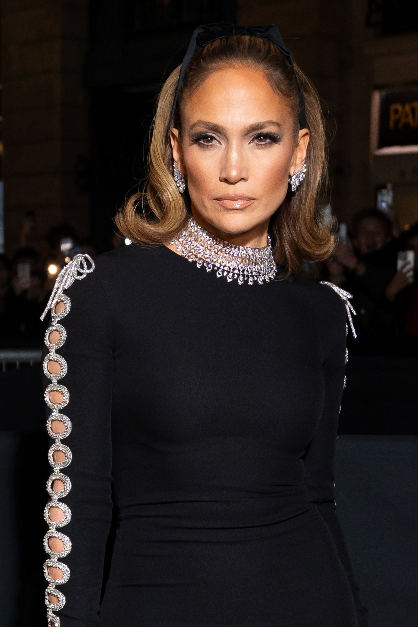 Jennifer Lopez attends the Valentino Haute Couture Spring/Summer 2024 show as part of Paris Fashion Week on January 24, 2024 in Paris, France