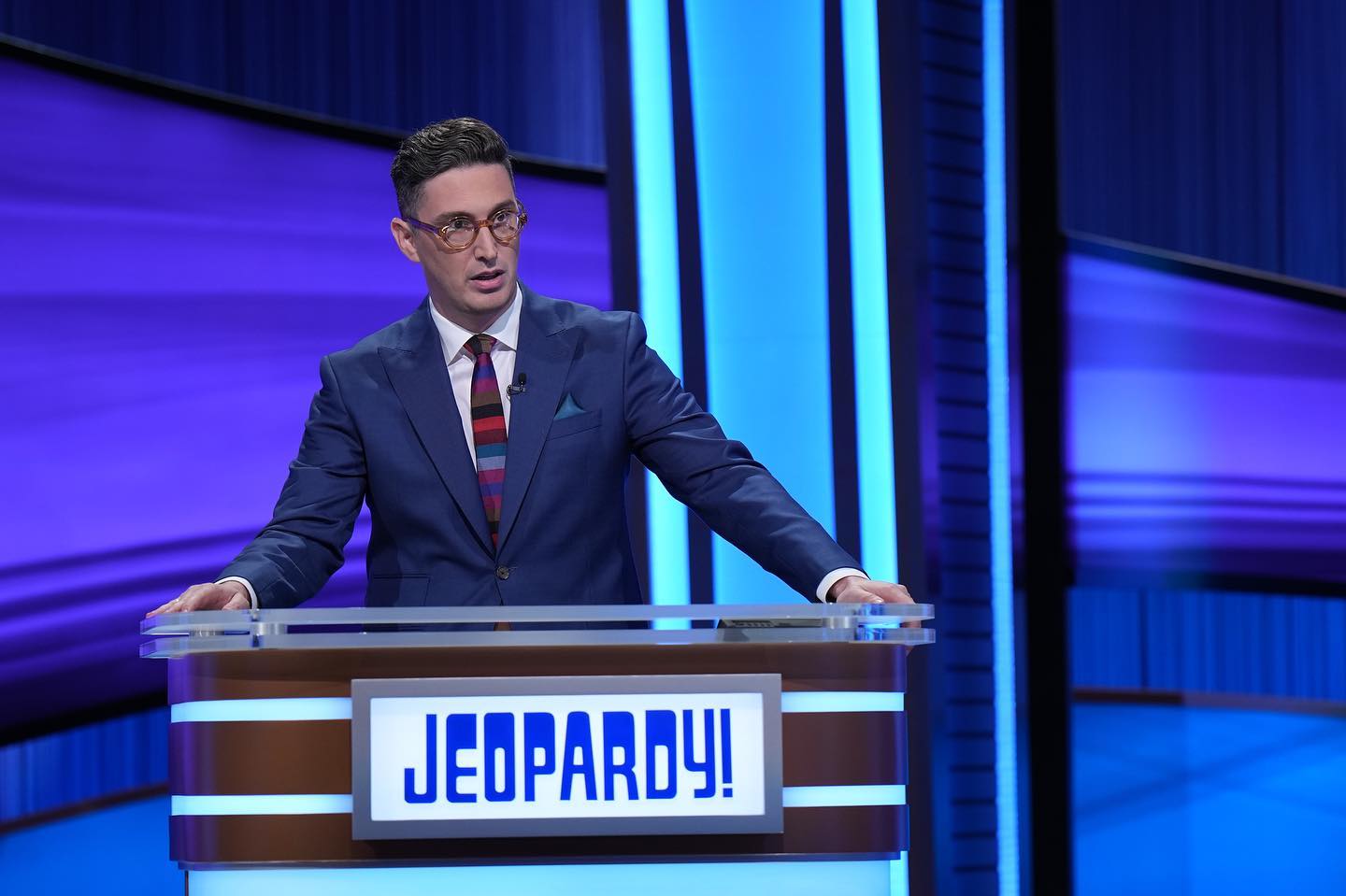 Buzzy Cohen helped host some Jeopardy! audio-only episodes after Mayim was fired