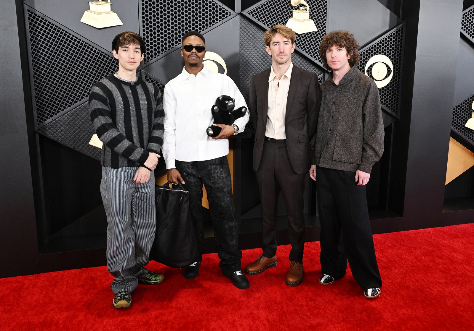 Daniel Fang Franz Lyons Pat McCrory and Brendan Yates of Turnstile at the 66th Annual GRAMMY Awards held at Crypto.com...