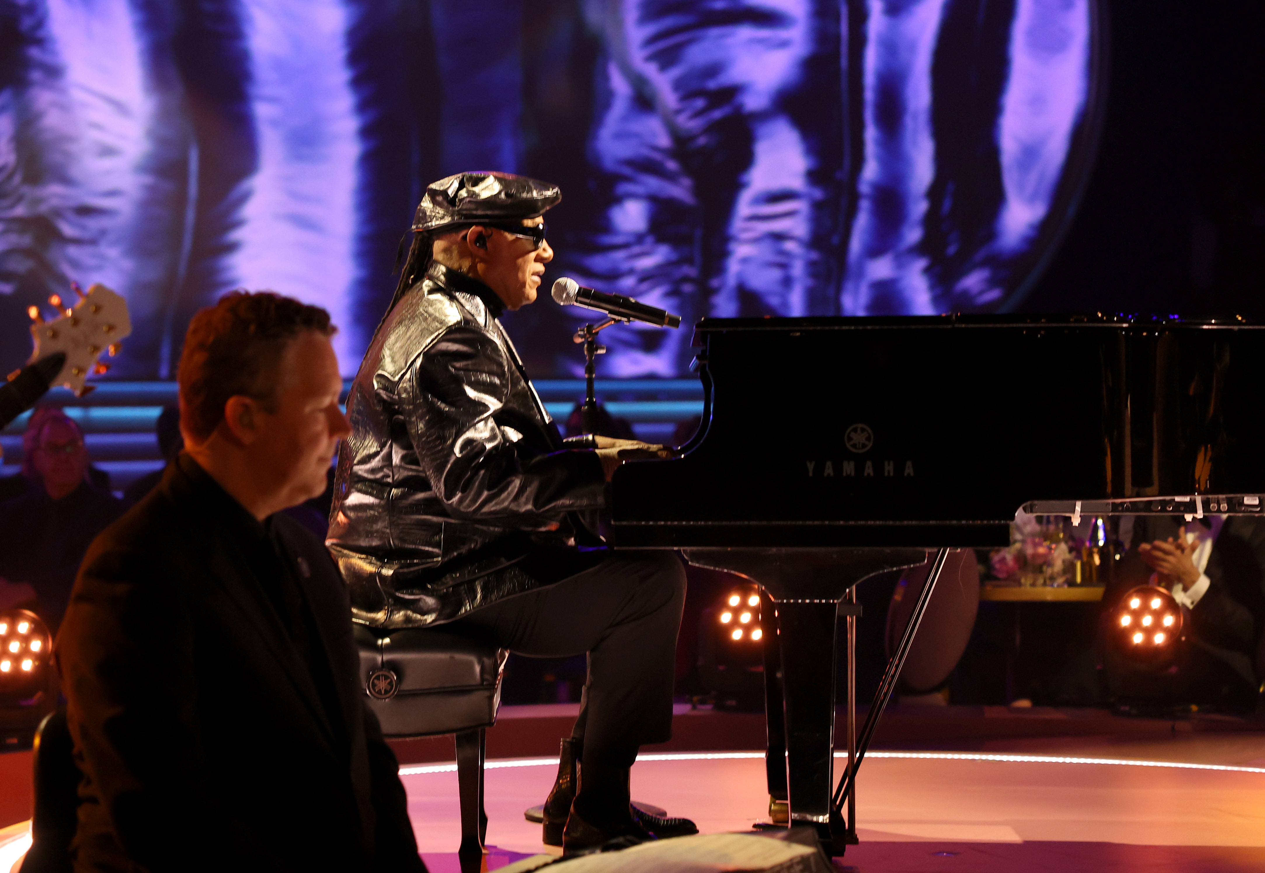 Stevie Wonder sang during the segment