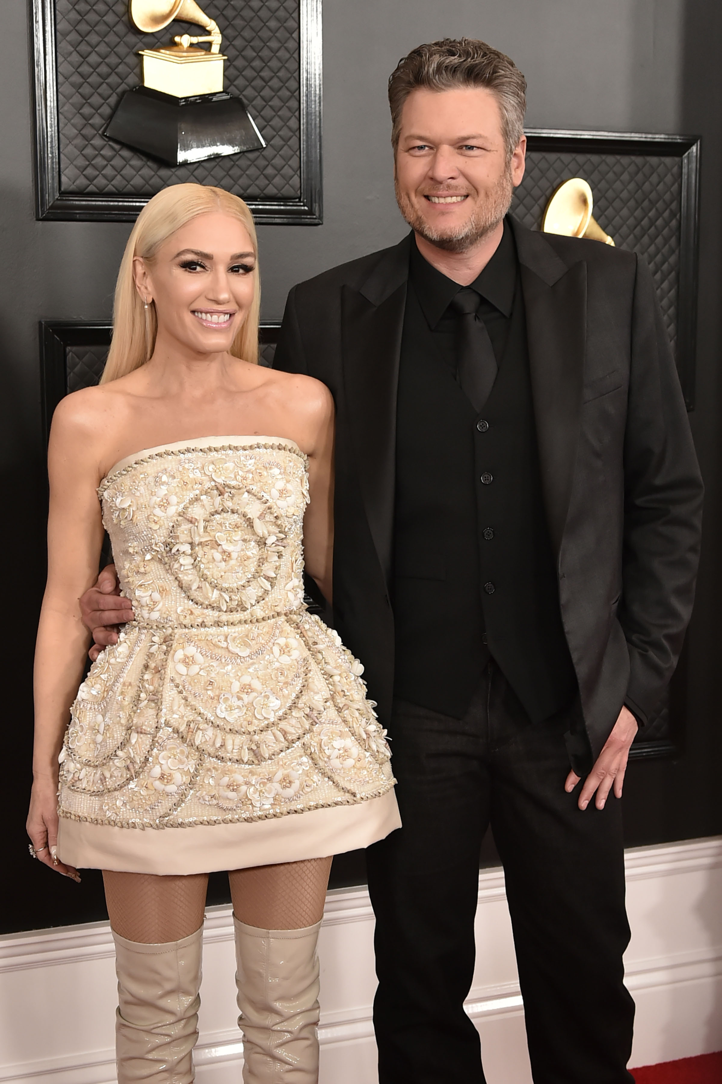 Blake is gearing up for his upcoming tour while Gwen is focused on her beauty brand and musical performances this spring