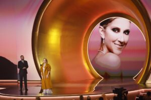 Celine Dion appears onstage at the 2024 Grammy Awards