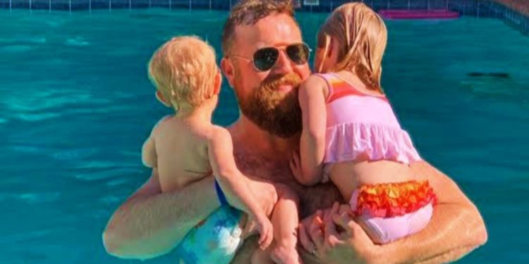 Ben Napier and his daughters