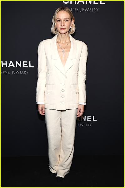 Carey Mulligan at the Chanel 5th avenue boutique opening