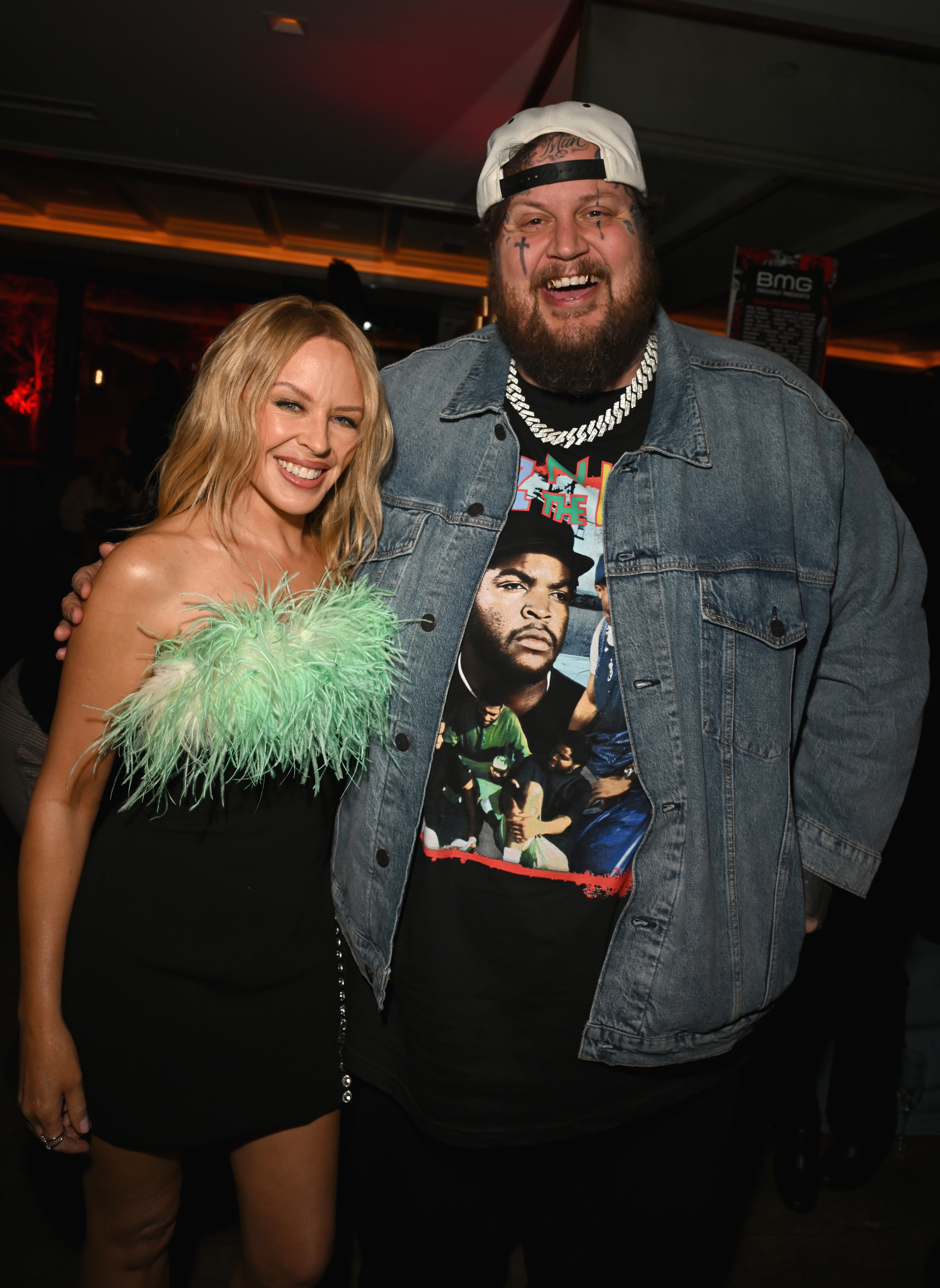 Kylie posed with American singer and rapper Jelly Roll