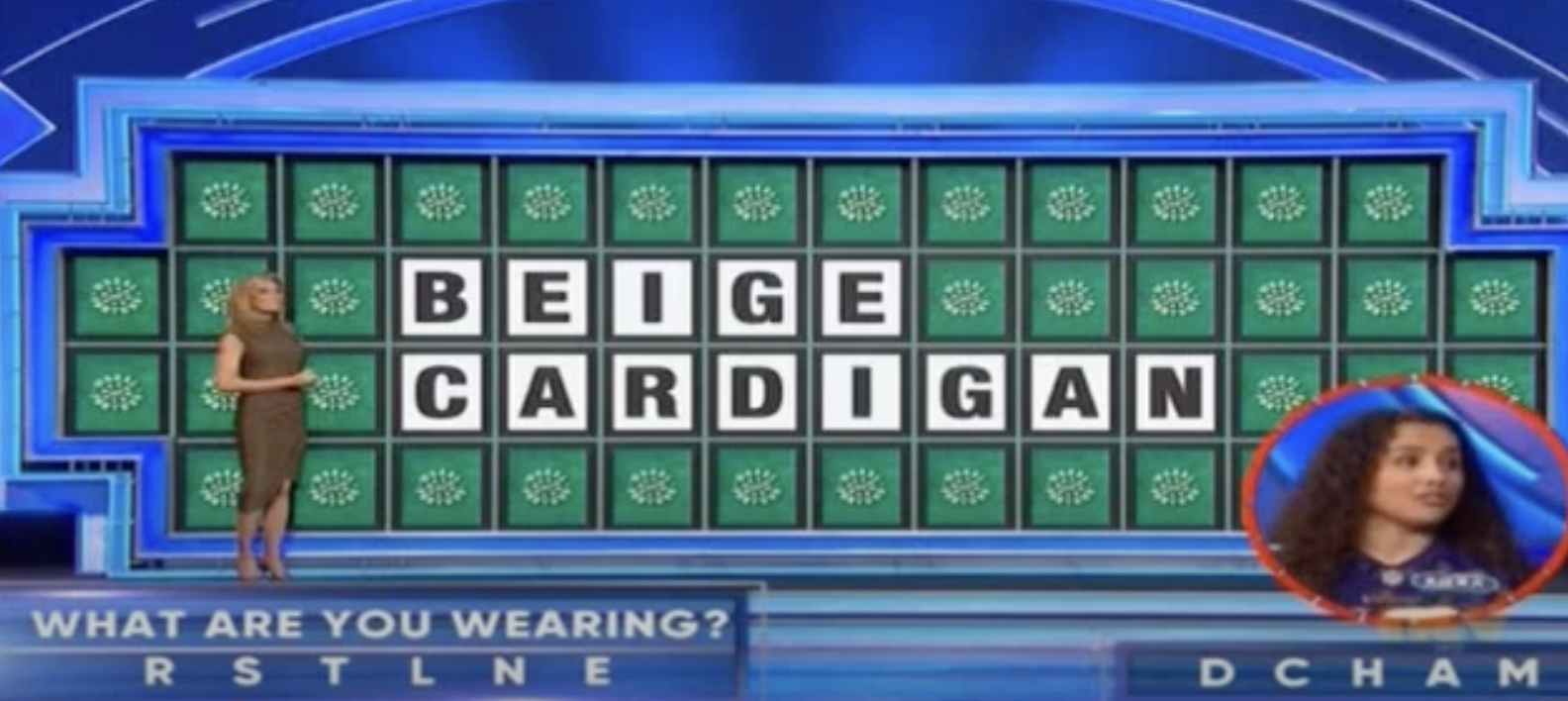 Kiera did not solve the bonus puzzle as Beige Cardigan