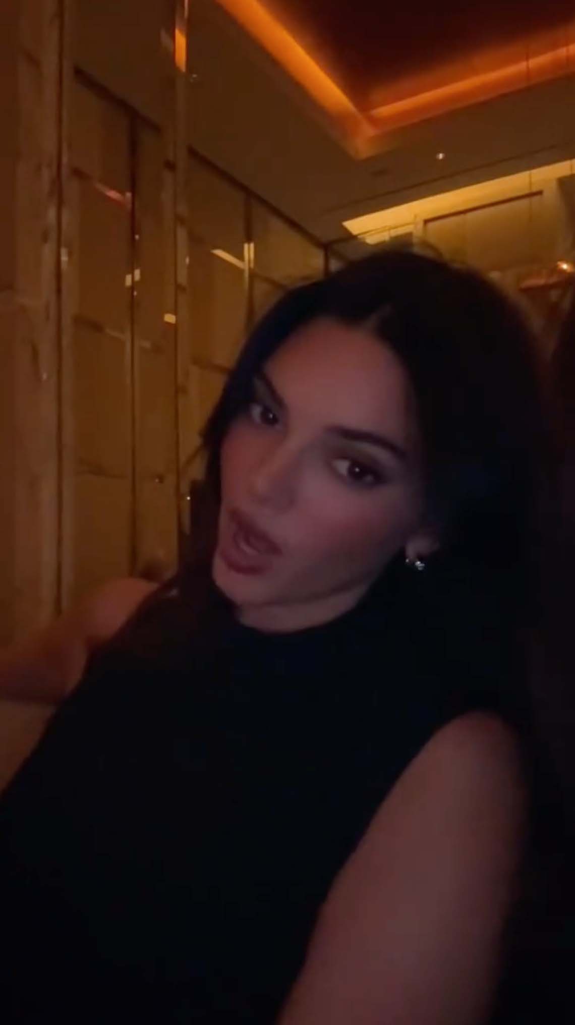 The clip featured her 'bestie' Kendall Jenner