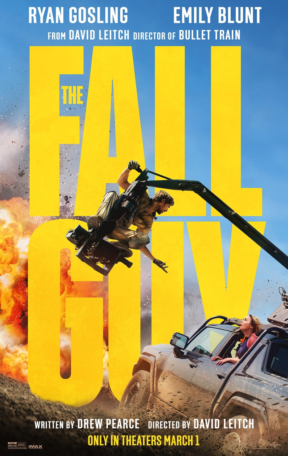 The poster for David Leitch's The Fall Guy.