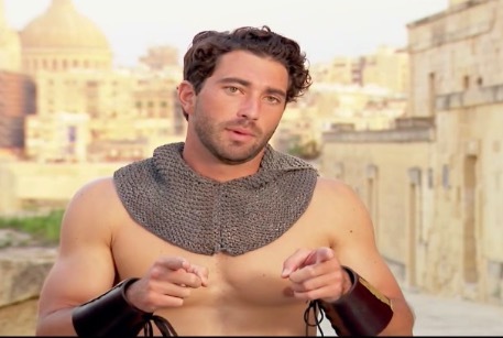 Joey brought all of the women to Malta and dressed them up like knights