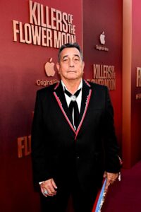 A man in a tuxedo at the L.A. premiere of "Killers of the Flower Moon."